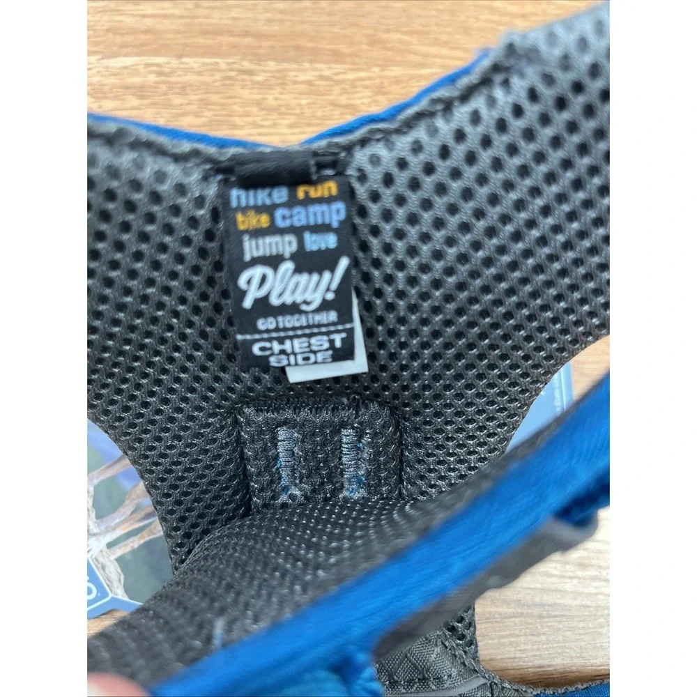 Kurgo‎ Journey Air Dog Harness Blue/Grey Size Medium NEW with Tags & Hanger